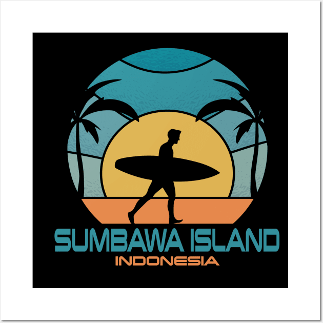 Sumbawa Island - Top 10 Surf Break - Indonesia Wall Art by Jas-Kei Designs